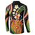 Hawaii King Kamehameha Button Sweatshirt Fantastic Plumeria Reggae