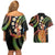 Hawaii King Kamehameha Couples Matching Off Shoulder Short Dress and Hawaiian Shirt Fantastic Plumeria Reggae