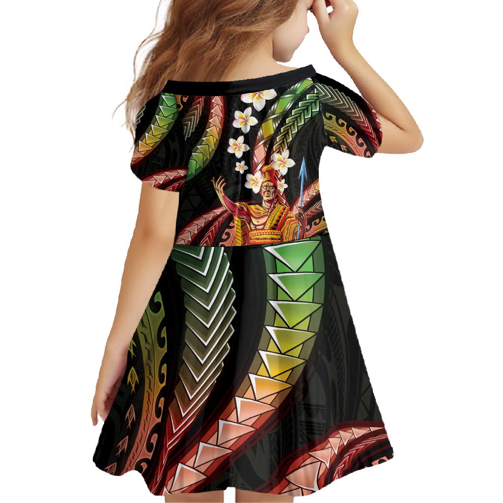 Hawaii King Kamehameha Family Matching Off Shoulder Maxi Dress and Hawaiian Shirt Fantastic Plumeria Reggae