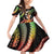 Hawaii King Kamehameha Family Matching Off Shoulder Short Dress and Hawaiian Shirt Fantastic Plumeria Reggae