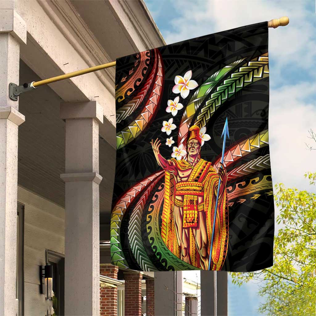 Hawaii King Kamehameha Garden Flag Fantastic Plumeria Reggae