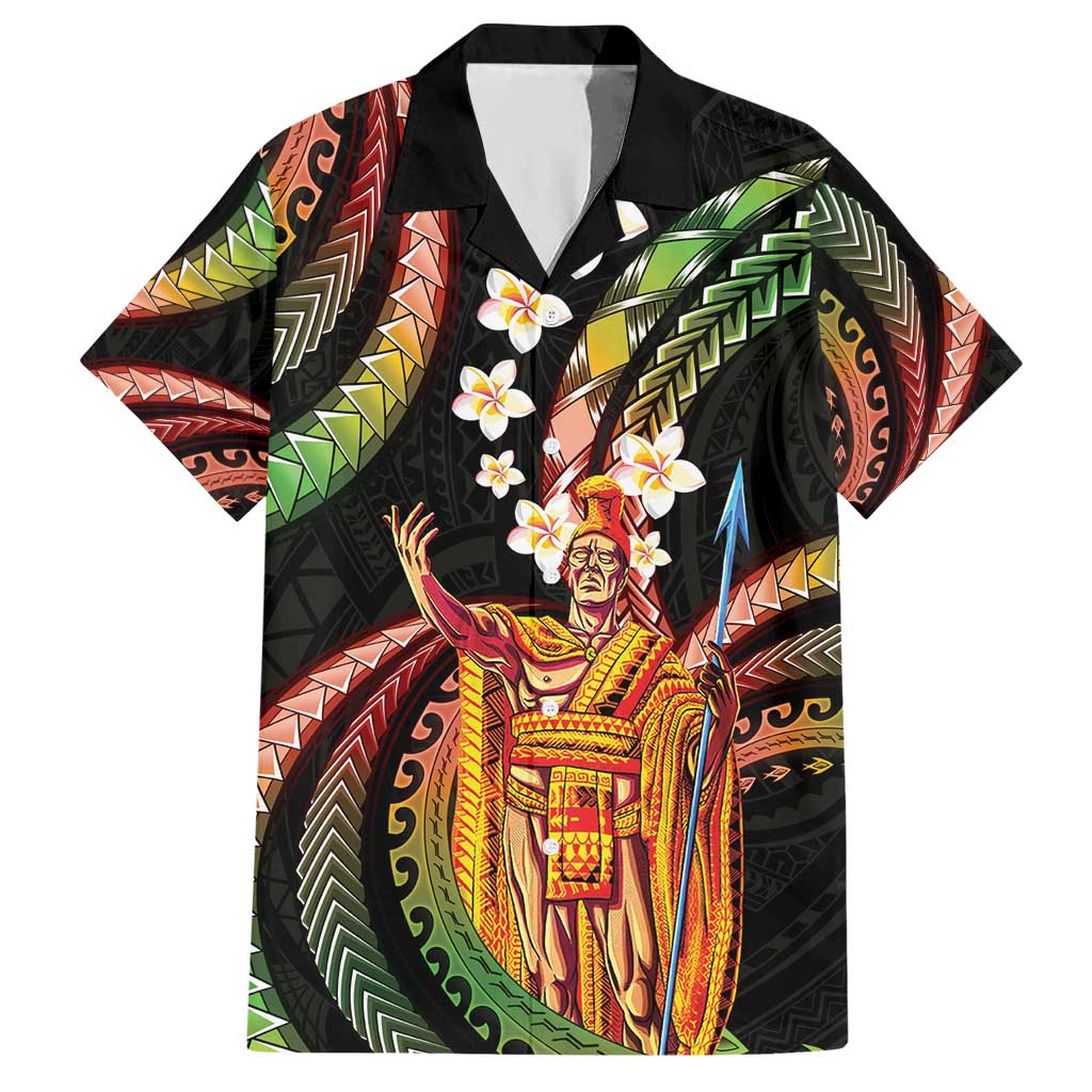 Hawaii King Kamehameha Hawaiian Shirt Fantastic Plumeria Reggae