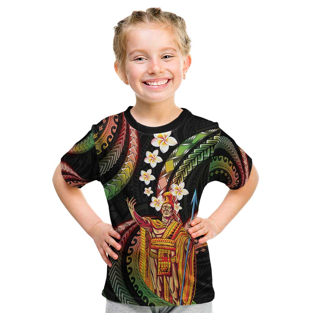 Hawaii King Kamehameha Kid T Shirt Fantastic Plumeria Reggae
