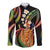 Hawaii King Kamehameha Long Sleeve Button Shirt Fantastic Plumeria Reggae