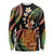 Hawaii King Kamehameha Long Sleeve Shirt Fantastic Plumeria Reggae