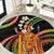 Hawaii King Kamehameha Round Carpet Fantastic Plumeria Reggae