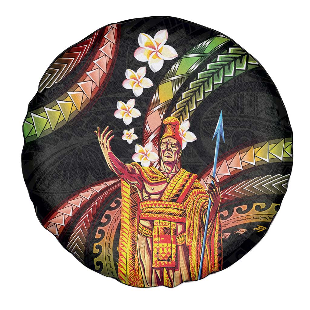 Hawaii King Kamehameha Spare Tire Cover Fantastic Plumeria Reggae