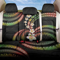 Hawaii Plumeria Reggae Back Car Seat Cover Polynesian Pattern