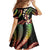 Hawaii Plumeria Reggae Family Matching Puletasi and Hawaiian Shirt Polynesian Pattern
