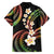 Hawaii Plumeria Reggae Family Matching Puletasi and Hawaiian Shirt Polynesian Pattern