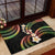 Hawaii Plumeria Reggae Rubber Doormat Polynesian Pattern