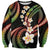 Hawaii Plumeria Reggae Sweatshirt Polynesian Pattern