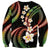 Hawaii Plumeria Reggae Sweatshirt Polynesian Pattern