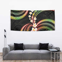 Hawaii Plumeria Reggae Tapestry Polynesian Pattern