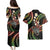 Hawaii Shaka Sign Couples Matching Puletasi and Hawaiian Shirt Fantastic Frangipani Reggae