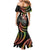 Hawaii Shaka Sign Family Matching Mermaid Dress and Hawaiian Shirt Fantastic Frangipani Reggae
