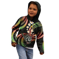 Hawaii Shaka Sign Kid Hoodie Fantastic Frangipani Reggae