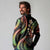 Hawaii Shaka Sign Long Sleeve Polo Shirt Fantastic Frangipani Reggae