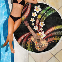 Hawaiian Ukulele Beach Blanket Jawaiian Fantastic Plumeria