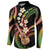 Hawaiian Ukulele Button Sweatshirt Jawaiian Fantastic Plumeria