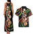 Hawaiian Ukulele Couples Matching Tank Maxi Dress and Hawaiian Shirt Jawaiian Fantastic Plumeria