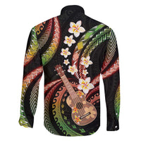 Hawaiian Ukulele Family Matching Mermaid Dress and Hawaiian Shirt Jawaiian Fantastic Plumeria