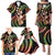 Hawaiian Ukulele Family Matching Puletasi and Hawaiian Shirt Jawaiian Fantastic Plumeria