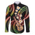 Hawaiian Ukulele Family Matching Puletasi and Hawaiian Shirt Jawaiian Fantastic Plumeria