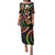Hawaiian Ukulele Family Matching Puletasi and Hawaiian Shirt Jawaiian Fantastic Plumeria
