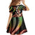 Hawaiian Ukulele Family Matching Tank Maxi Dress and Hawaiian Shirt Jawaiian Fantastic Plumeria
