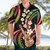 Hawaiian Ukulele Hawaiian Shirt Jawaiian Fantastic Plumeria