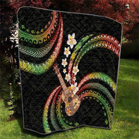 Hawaiian Ukulele Quilt Jawaiian Fantastic Plumeria