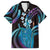 Hawaii King Kamehameha Family Matching Puletasi and Hawaiian Shirt Fantastic Plumeria Amethyst Gradient