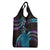 Hawaii King Kamehameha Grocery Bag Fantastic Plumeria Amethyst Gradient