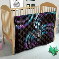 Hawaii Shaka Sign Quilt Fantastic Frangipani Amethyst Gradient
