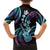 Hawaiian Ukulele Kid Hawaiian Shirt Amethyst Gradient Fantastic Plumeria
