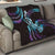 Hawaiian Ukulele Quilt Amethyst Gradient Fantastic Plumeria