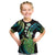 Hawaii King Kamehameha Kid T Shirt Fantastic Plumeria Chartreuse Cyan