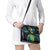 Hawaii King Kamehameha Shoulder Handbag Fantastic Plumeria Chartreuse Cyan