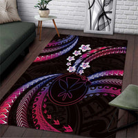 Hawaii Map Kanaka Maoli Area Rug Fantastic Frangipani Sweet Dream