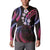 Hawaii Map Kanaka Maoli Button Sweatshirt Fantastic Frangipani Sweet Dream