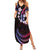 Hawaii Map Kanaka Maoli Family Matching Summer Maxi Dress and Hawaiian Shirt Fantastic Frangipani Sweet Dream