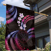 Hawaii Map Kanaka Maoli Garden Flag Fantastic Frangipani Sweet Dream