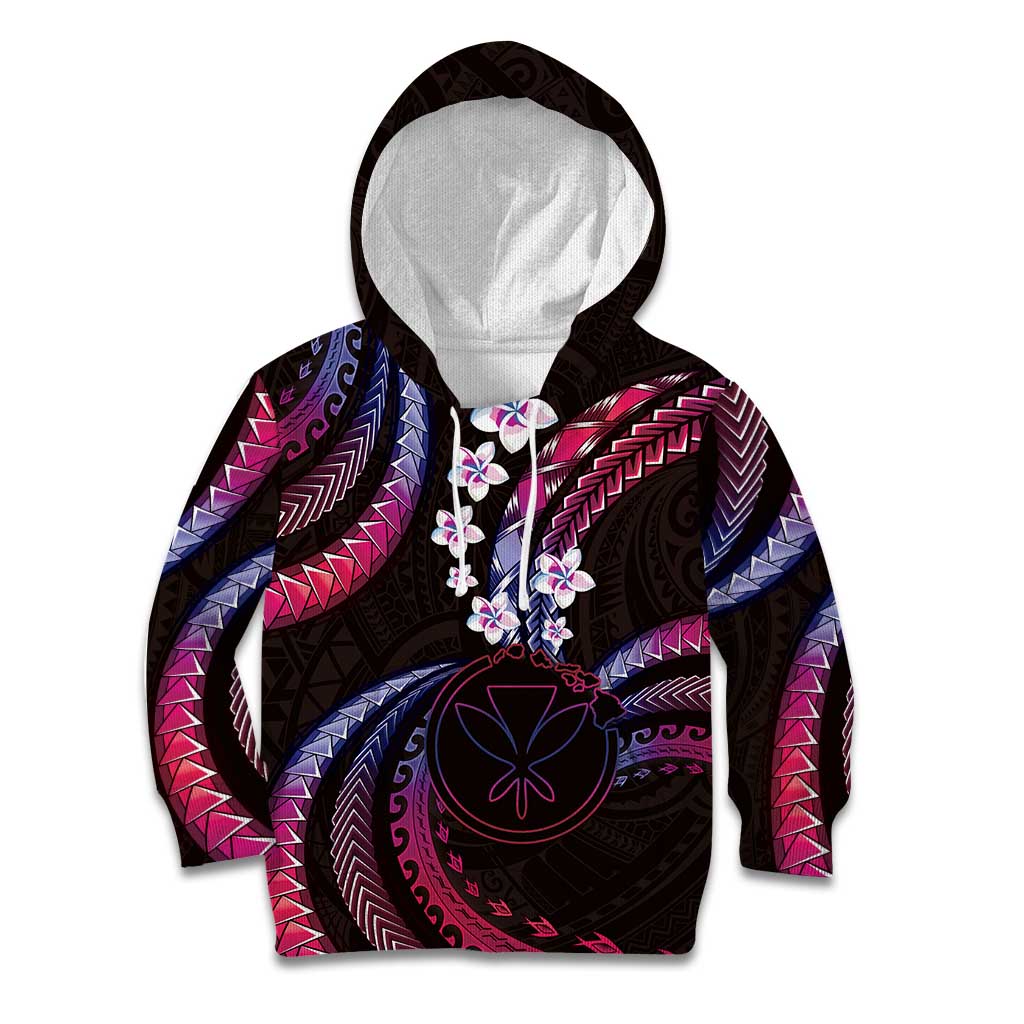 Hawaii Map Kanaka Maoli Kid Hoodie Fantastic Frangipani Sweet Dream