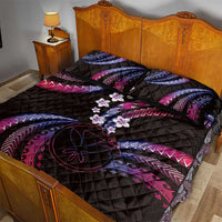 Hawaii Map Kanaka Maoli Quilt Bed Set Fantastic Frangipani Sweet Dream