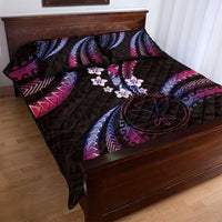 Hawaii Map Kanaka Maoli Quilt Bed Set Fantastic Frangipani Sweet Dream