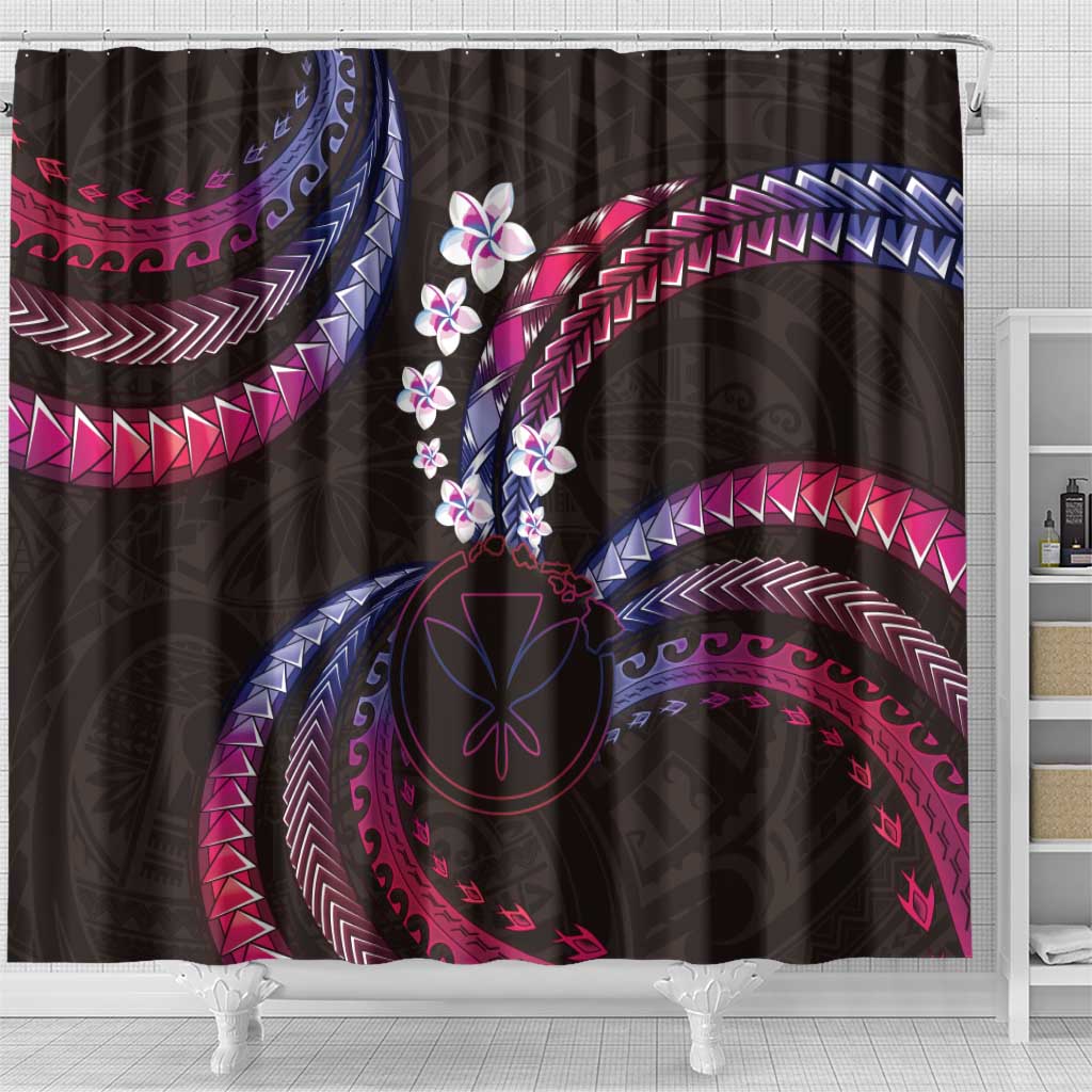 Hawaii Map Kanaka Maoli Shower Curtain Fantastic Frangipani Sweet Dream