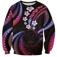 Hawaii Map Kanaka Maoli Sweatshirt Fantastic Frangipani Sweet Dream