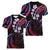 Hawaii Map Kanaka Maoli Women V-Neck T-Shirt Fantastic Frangipani Sweet Dream
