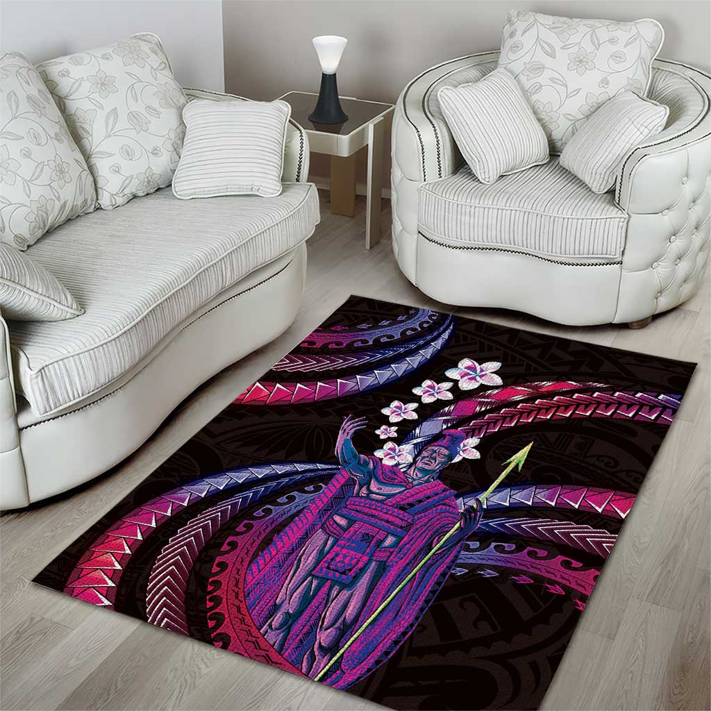 Hawaii King Kamehameha Area Rug Fantastic Plumeria Sweet Vibes